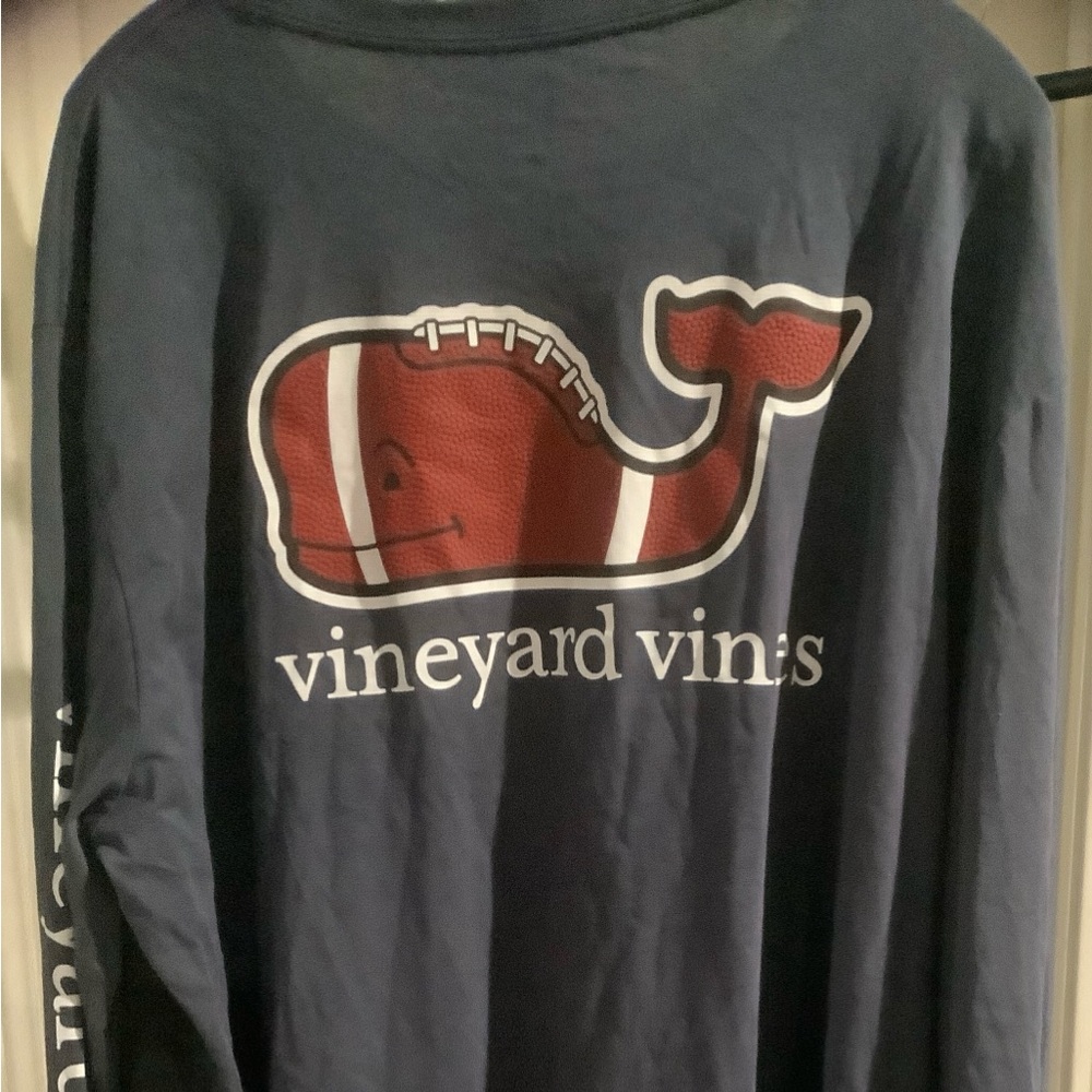 Vineyard Vines Black Crew Neck Tee